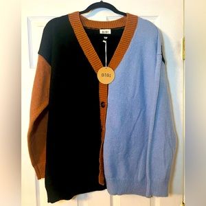 BiBi Colorblock Cardigan Sweater